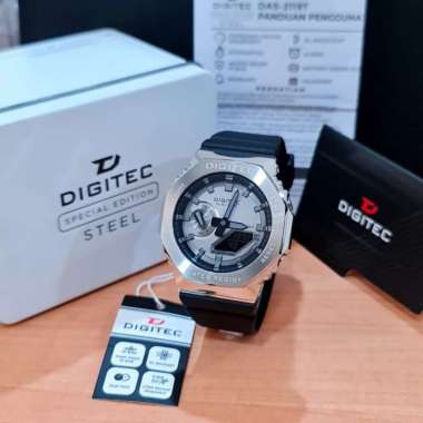 Jam Tangan Pria Digitec DAS-2119T Digitec DAS 2119T Silver Original & Garansi