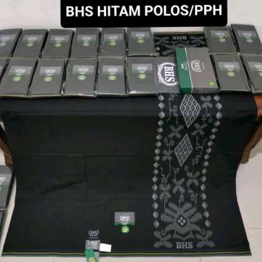 Sarung BHS Hitam Polos PPH