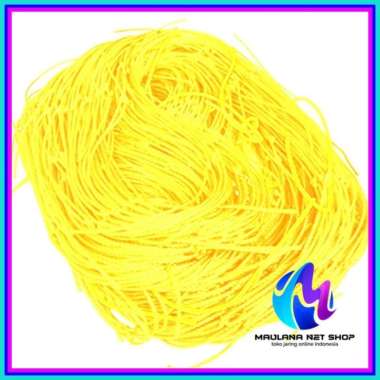 jaring pagar ayam burung kebun tebal 2 mm warna warni tinggi 2.5 meter Kuning 2,5m x 7m
