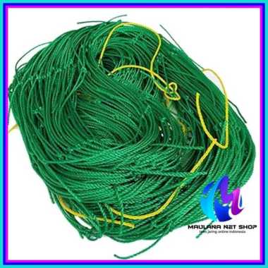 jaring pagar ayam burung kebun tebal 2 mm warna warni tinggi 2.5 meter Hijau 2,5m x 5m