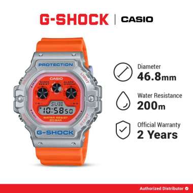 G-Shock DW-5900EU-8A4DR Jam Tangan Unisex Original Digital Orange