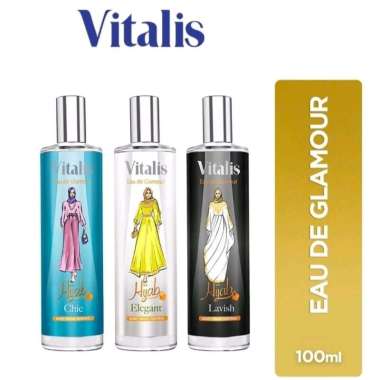 Vitalis Eau De Glamour Hijab 100ml - Parfum Wanita Lavish