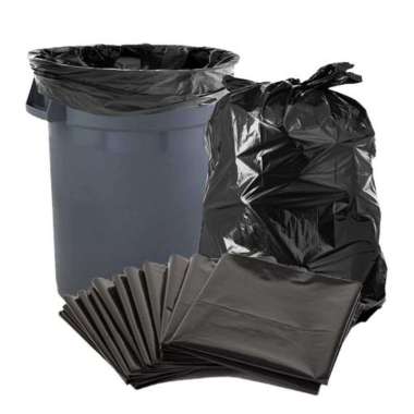 Kantong Plastik Sampah 30 x 40 cm isi 100 - Plastik Hitam Sampah - Kantong Tempat Sampah Hitam 40 x 