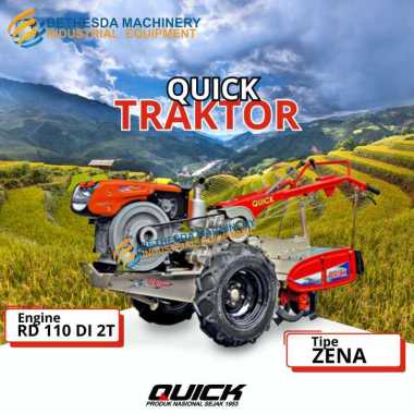Mesin Traktor Quick ZENA ROTARI RD 110 DI 2T / Mesin Traktor Sawah