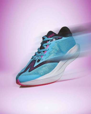 specs vortex sv subs 1 pearlcity white/blue white pink sepatu running specs original 40 navy