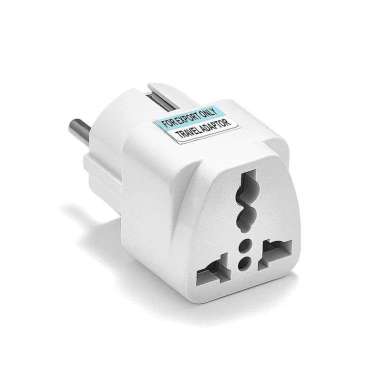 Over Steker Adaptor Kaki 3 ke 2 - Colokan Listrik - Colokan Charger Kaki 3 Adapter Universal Adaptor
