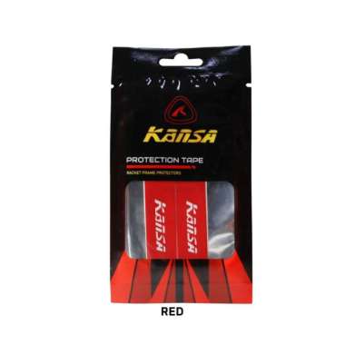 Stiker Kansa Pemberat Dan Pelindung Frame Raket Badminton Red