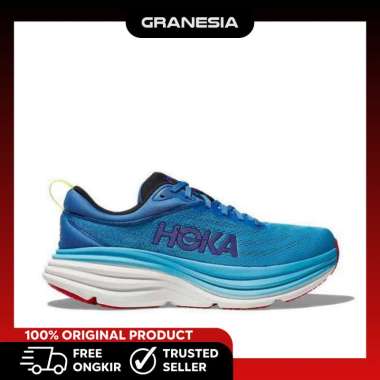 Hoka Bondi 8 Men's Running Shoes 1123202VS|Sepatu Lari Pria 44