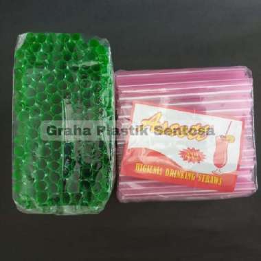 Sedotan Minuman Boba / Bubble / Es Teh / Jus Ukuran 6mm, 8mm, 12mm Uk. 12mm