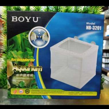 BOYU NB 3201 NET BREEDER BREEDING AQUARIUM JARING BOX KARANTINA IKAN