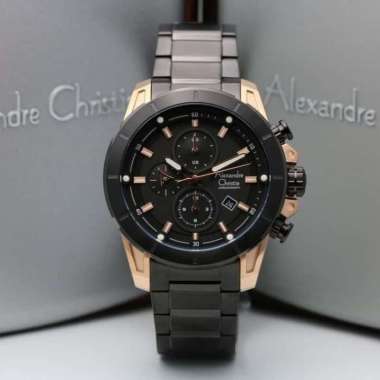 ALEXANDRE CHRISTIE AC 6522 AC6522 PRIA ROSEGOLD BLACK ORIGINAL