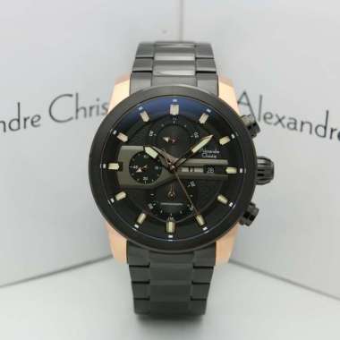 ALEXANDRE CHRISTIE AC 6559 AC6559 PRIA ROSEGOLD BLACK ORIGINAL