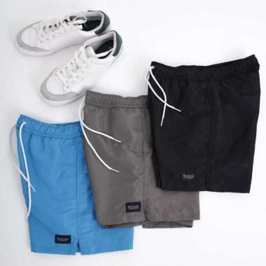 Celana Pendek Cowok Celana Pantai Beachwell Bali | New Edition Hitam - S