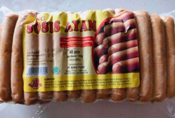 King Food Sosis Ayam 1kg Halal BPOM