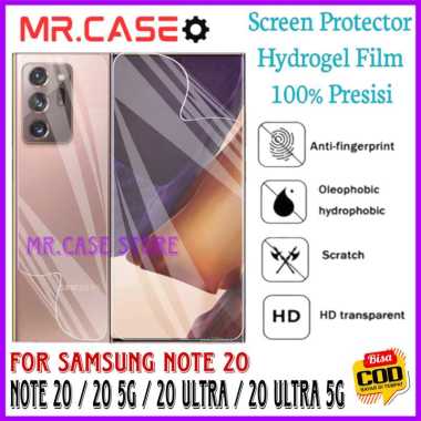 ANTIGORES HYDROGEL CLEAR/BENING SAMSUNG NOTE 20 / 20 5G / 20 ULTRA / 20 ULTRA 5G SCREEN PROTECTOR HP