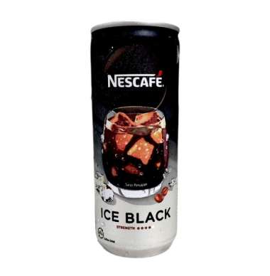 Nescafe Kaleng 220 ml LATTE, ICE BLACK, CAPPUCINO 220ML Ice Black