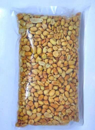 Kacang Tanah Kupas - Oven - Panggang - Rasa Asin - Vegan 1000 Gr