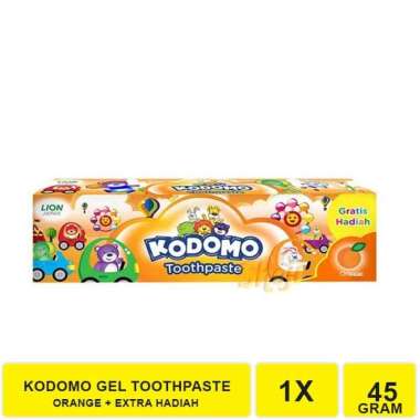 KODOMO PASTA GIGI GEL GRATIS MAINAN ANAK Orange