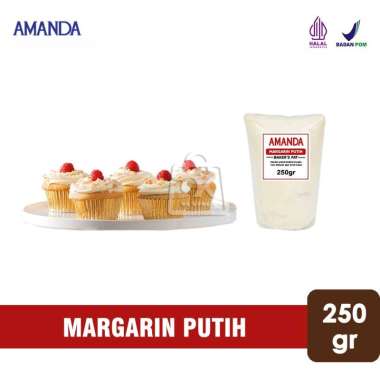 Margarin Putih Amanda / Mentega Putih (Repack 250gr)