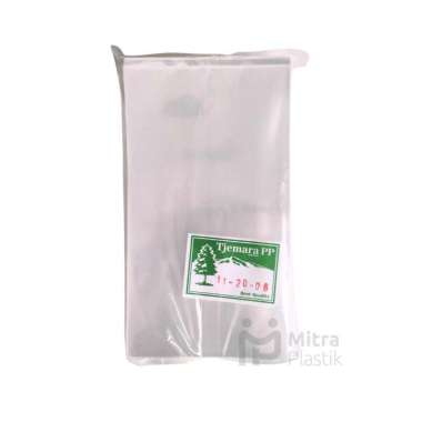 Plastik PP Lebar 11 Tebal 06 11x20 11x25 Kantong Bening Snack Keripik Makanan Basreng Rumah 11x20 Te