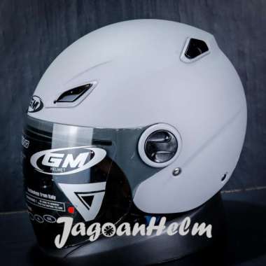 GM HELM VENUS HIJAB SOLID | DIM GREY DOFF | SINGLE VISOR M