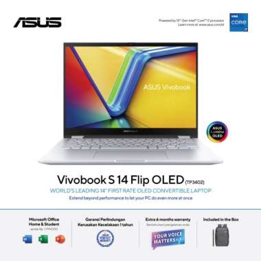 ASUS VivoBook S 14 Flip OLED TP3402VA-OLEDS752 - Cool Silver