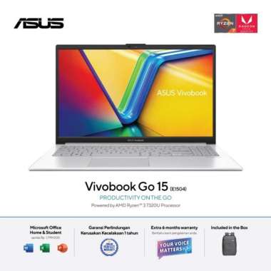 ASUS Vivobook Go 15 OLED E1504FA-OLED324 - Cool Silver