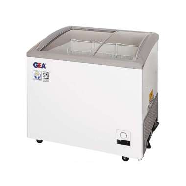 GEA SD-213 SLIDING CURVE GLASS FREEZER BOX 213 LITER