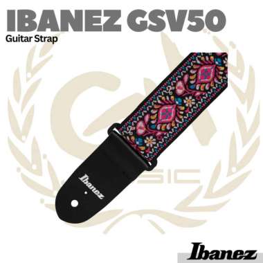 IBANEZ GSV50 Guitar Strap | Strep Gitar Bass P2 Pink