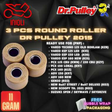 ROLLER DR PULLEY 11 GRAM VARIO 125 150 160 PCX 125 CBU 150 LOKAL PCX 160 ADV 150 160 GENIO BEAT DELU