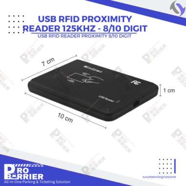 USB RFID Reader 125kHz Desktop Proximity Reader 10 Digit
