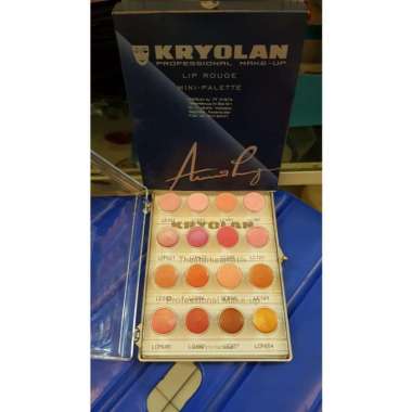 Dermacolor Kryolan Lip Rouge Palette 12 Colors / Kryolan Lipstik MINI 12GR