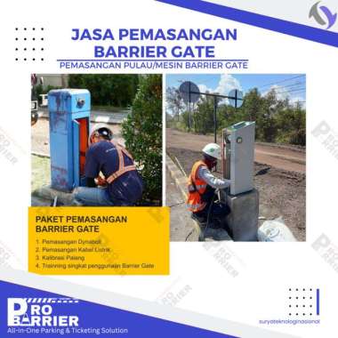 Pemasangan Instalasi Barrier Gate