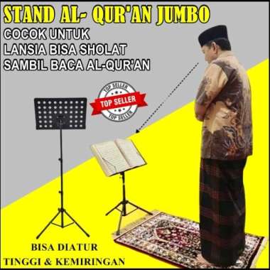 Tripod Standing Penyangga Alquran Stand Al Quran Jumbo Tatakan Quran