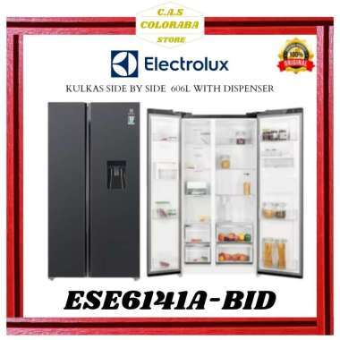 KULKAS ELECTROLUX ESE6141A-BID KULKAS SIDE BY SIDE INVERTER ESE6141ABID ESE6141 ESE 6141 A BID KULKA