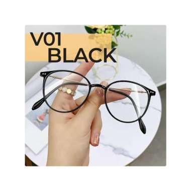 Goto Vogue Kacamata Fashion Photocromic Anti Silau Uv Pria Wanita VG01 BLACK