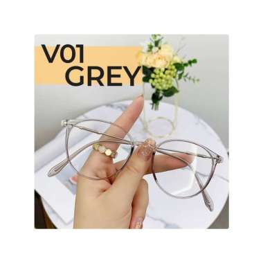 Goto Vogue Kacamata Fashion Photocromic Anti Silau Uv Pria Wanita VG01 GREY