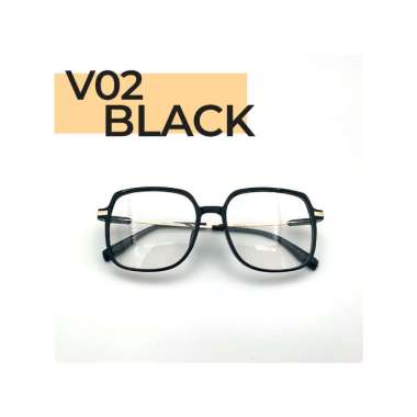 Goto Vogue Kacamata Fashion Photocromic Anti Silau Uv Pria Wanita VG02 BLACK