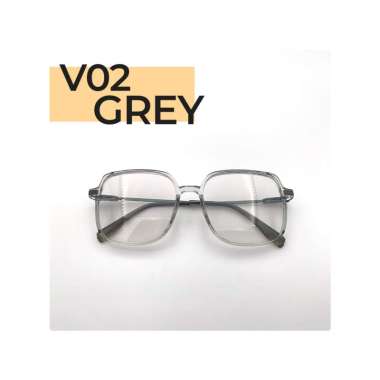Goto Vogue Kacamata Fashion Photocromic Anti Silau Uv Pria Wanita VG02 GREY