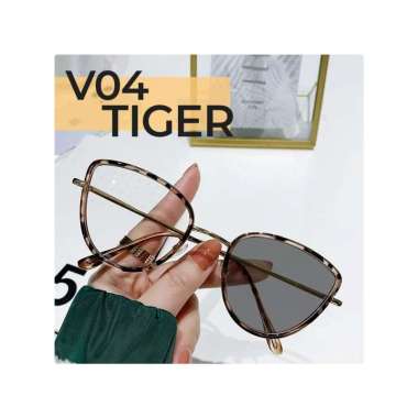 Goto Vogue Kacamata Fashion Photocromic Anti Silau Uv Pria Wanita VG04 TIGER