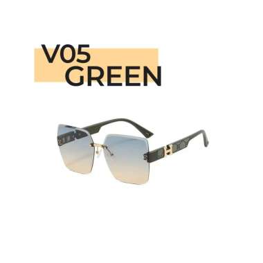 Goto Vogue Kacamata Fashion Photocromic Anti Silau Uv Pria Wanita VG05 GREEN