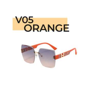 Goto Vogue Kacamata Fashion Photocromic Anti Silau Uv Pria Wanita VG05 ORANGE