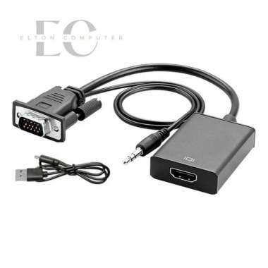 Converter VGA to HDMI + Kabel / Converter VGA To HDMI with Audio / Kabel Converter VGA To HDMI with 