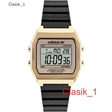Original 100%!! Adidas AOST22075 TWO Jam Tangan Unisex Gold Vintage Garansi Resmi 1 Tahun