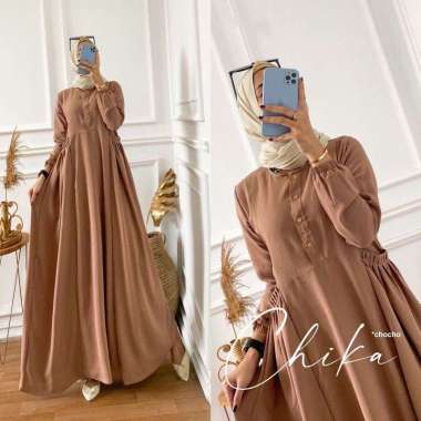 Gamis Cika Airflow Crinkle Dress PREMIUM BERKUALITAS Milo