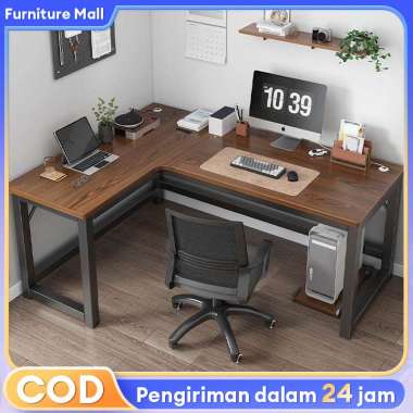 Meja L Meja Kantor Meja komputer Me B:120x100x75