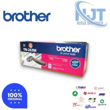 Brother Toner TN 263 B C M Y ORIGINAL ORIGINAL 100% Merah