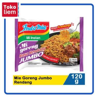 Indomie Mie Goreng Jumbo Rendang 120G