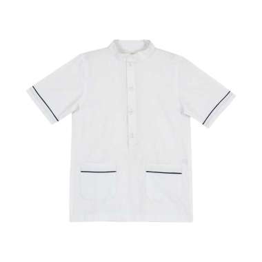 TORIO Koko Muslim White Shirt - Baju Koko Muslim Atasan Anak Laki-Laki 11-12 tahun