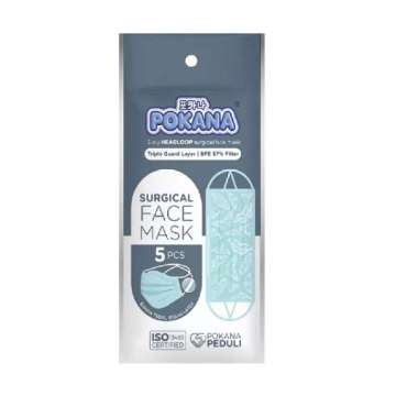 POKANA MASK ADULT HEADLOOP 5'S